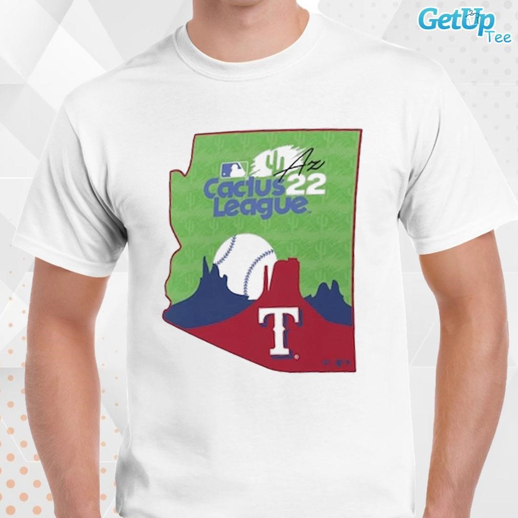 Limited Texas Rangers 2022 Mlb Spring Training Cactus League State art design T-shirt