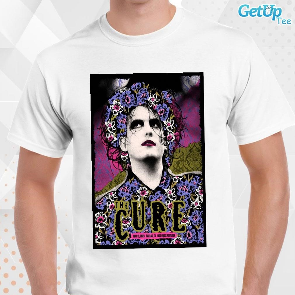 Limited The Cure Dallas 2023 art poster design T-shirt