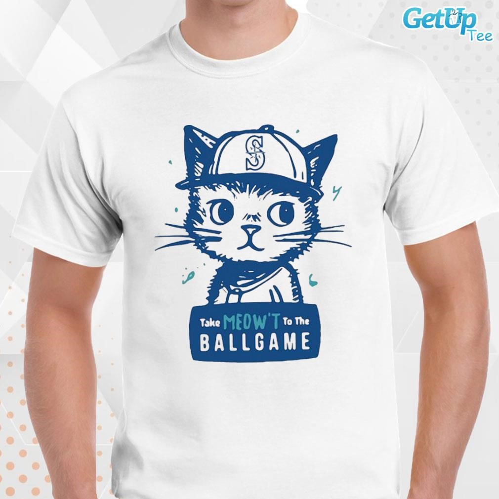 Limited Take Meow’t to the Ballgame Seattle Mariners logo design T-shirt