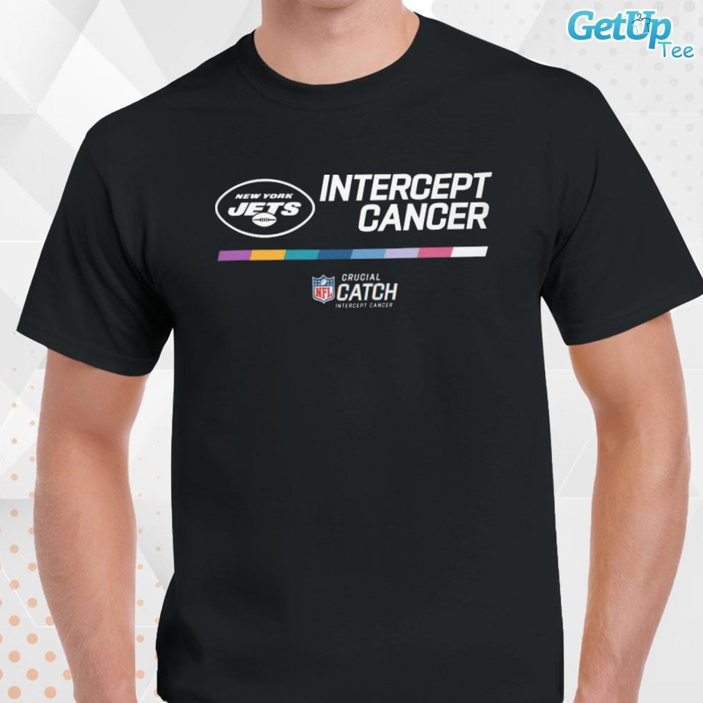 New York Jets intercept cancer nfl crucial catch 2022 shirt, hoodie,  sweater, long sleeve and tank top