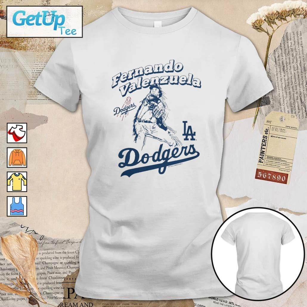 Mitchell And Ness Los Angeles Dodgers Fernando Valenzuela Pitch T-Shirts,  hoodie, sweater, long sleeve and tank top