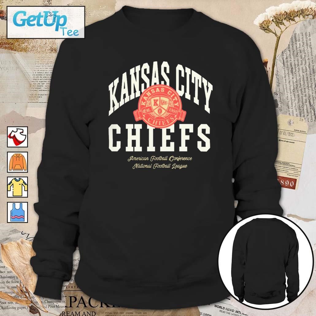 Kansas City Chiefs Letterman American Football Conference National Football League sweatshirt