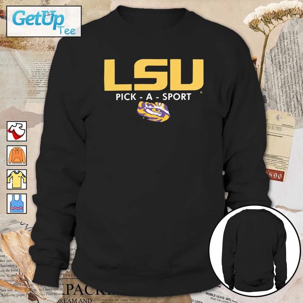 LSU Tigers Personalized Authentic Pick A Sport sweatshirt