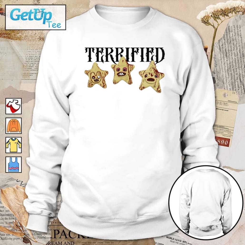 Terrified stars funny sweatshirt